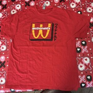 Authentic WcDonalds McDonald's WcDonald's Crew Member T Shirt‎ Size L